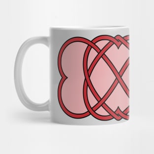 Celtic Knot Heart Valentine Mug